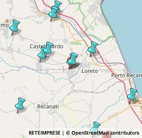 Mappa Zona Ind.le Squartabue, 62019 Recanati MC, Italia (6.49556)