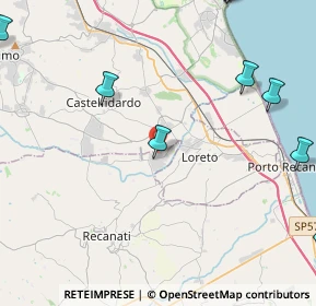 Mappa Zona Ind.le Squartabue, 62019 Recanati MC, Italia (7.288)