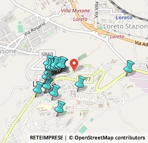Mappa Via Don Giovanni Minzoni, 60025 Loreto AN, Italia (0.3905)