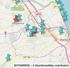 Mappa Via Don Giovanni Minzoni, 60025 Loreto AN, Italia (2.53375)