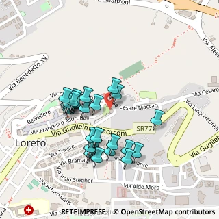 Mappa Via Don Giovanni Minzoni, 60025 Loreto AN, Italia (0.20769)