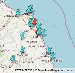 Mappa Via Don Giovanni Minzoni, 60025 Loreto AN, Italia (15.0875)
