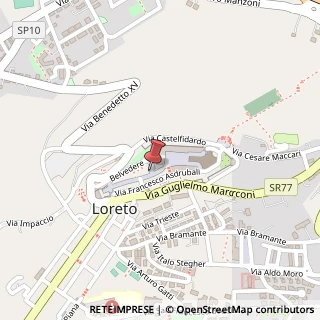 Mappa Corso Traiano Boccalini, 71, 60025 Loreto, Ancona (Marche)