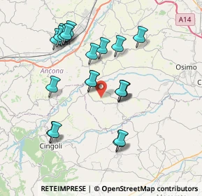Mappa Via Storaco, 60024 Filottrano AN, Italia (7.5775)