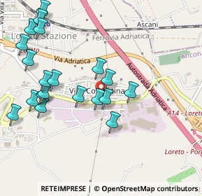 Mappa Via Czestochowa, 60025 Loreto AN, Italia (0.571)