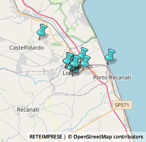 Mappa Piazza della Madonna, 60025 Loreto AN, Italia (1.32)