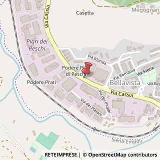 Mappa Via Cassia, km 250, 22, 53036 Poggibonsi, Siena (Toscana)