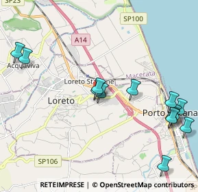 Mappa Via Martiri della Resistenza, 60025 Loreto AN, Italia (2.50692)