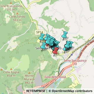 Mappa Via Martiri della Resistenza, 60048 Serra San Quirico AN, Italia (0.39615)