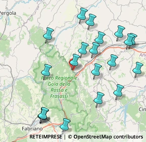 Mappa Via Roma, 60048 Serra San Quirico AN, Italia (9.5435)