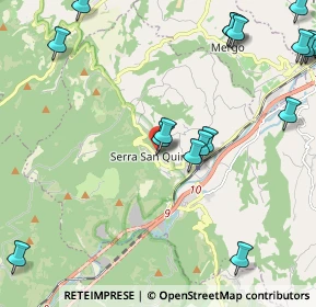 Mappa Via Roma, 60048 Serra San Quirico AN, Italia (3.1825)