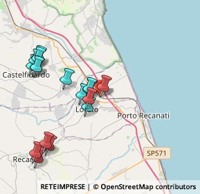 Mappa Via Rampolla Don Enzo, 60025 Loreto AN, Italia (4.29647)