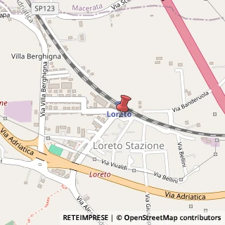 Mappa Piazza Malchiodi, 14, 60025 Loreto, Ancona (Marche)
