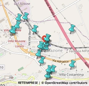 Mappa Via Rampolla Don Enzo, 60025 Loreto AN, Italia (0.5185)