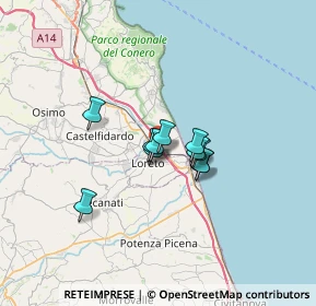 Mappa Via Rampolla Don Enzo, 60025 Loreto AN, Italia (3.96909)