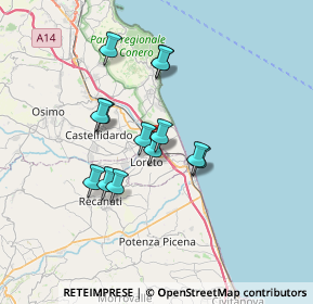 Mappa Via Rampolla Don Enzo, 60025 Loreto AN, Italia (5.65692)