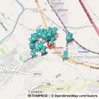 Mappa Via Giovanni Pascoli, 60025 Loreto AN, Italia (0.28966)