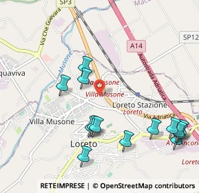 Mappa Via Giovanni Pascoli, 60025 Loreto AN, Italia (1.23214)