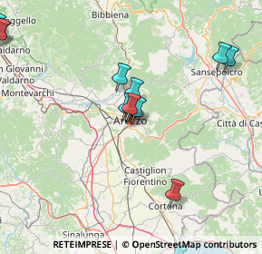 Mappa Via Andrea della Robbia, 52100 Arezzo AR, Italia (20.98643)