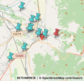 Mappa Via Andrea della Robbia, 52100 Arezzo AR, Italia (3.76727)