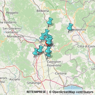 Mappa Largo Pontalto, 52100 Arezzo AR, Italia (7.55308)