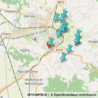 Mappa VIA ROMANA, 52100 Arezzo AR, Italia (1.98923)