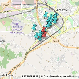 Mappa Largo Pontalto, 52100 Arezzo AR, Italia (0.699)