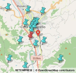 Mappa Via Renato Fucini, 06012 Città di Castello PG, Italia (2.0555)