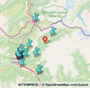 Mappa 39049 Val di Vizze BZ, Italia (9.375)