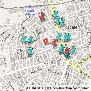 Mappa Piazza Beltrano, 73055 Racale LE, Italia (0.272)
