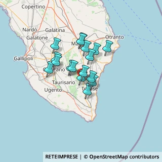 Mappa Via Giuseppe Mazzini, 73035 Miggiano LE, Italia (10.07882)