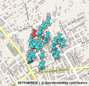 Mappa Via Gaetano Donizetti, 73056 Taurisano LE, Italia (0.18276)