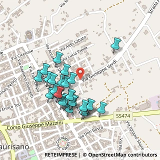 Mappa Via Maria Montessori, 73056 Taurisano LE, Italia (0.24286)