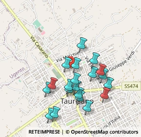 Mappa Via S. Donato, 73056 Taurisano LE, Italia (0.479)