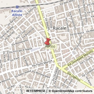 Mappa via P.pe di Napoli 52, 73055 Racale LE, Italia, 73055 Racale, Lecce (Puglia)