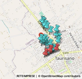 Mappa Via Ludovico Ariosto, 73056 Taurisano LE, Italia (0.35172)