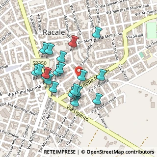 Mappa Via Zara, 73055 Racale LE, Italia (0.225)