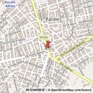 Mappa Via Marina Fiumi, 6, 73055 Racale, Lecce (Puglia)