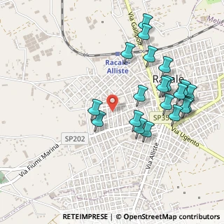 Mappa Via Piave, 73055 Racale LE, Italia (0.5575)