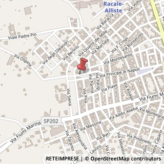 Mappa Via Ospina, 11, 73055 Racale, Lecce (Puglia)