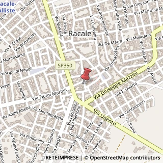 Mappa Via Dante Alighieri, 73055 Racale, Lecce (Puglia)