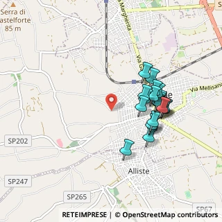 Mappa Via Ospina, 73055 Racale LE, Italia (0.917)