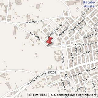 Mappa Via Ospina, 73055 Racale, Lecce (Puglia)