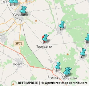 Mappa Via Flacco, 73056 Taurisano LE, Italia (6.7675)