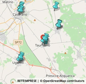 Mappa Via Flacco, 73056 Taurisano LE, Italia (4.53067)