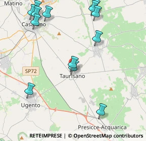 Mappa Via Flacco, 73056 Taurisano LE, Italia (5.60231)