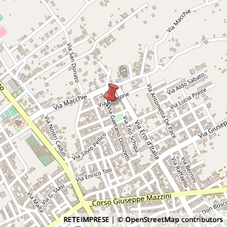 Mappa Via Donizetti,  47, 73056 Taurisano, Lecce (Puglia)