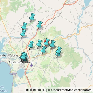 Mappa Via Guglielmo Marconi, 09070 Zerfaliu OR, Italia (8.3245)