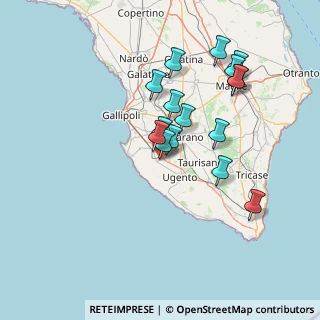 Mappa Via Donatori Volontari, 73055 Racale LE, Italia (14.25563)