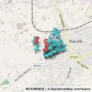 Mappa Via Quarto dei Mille, 73055 Racale LE, Italia (0.27857)